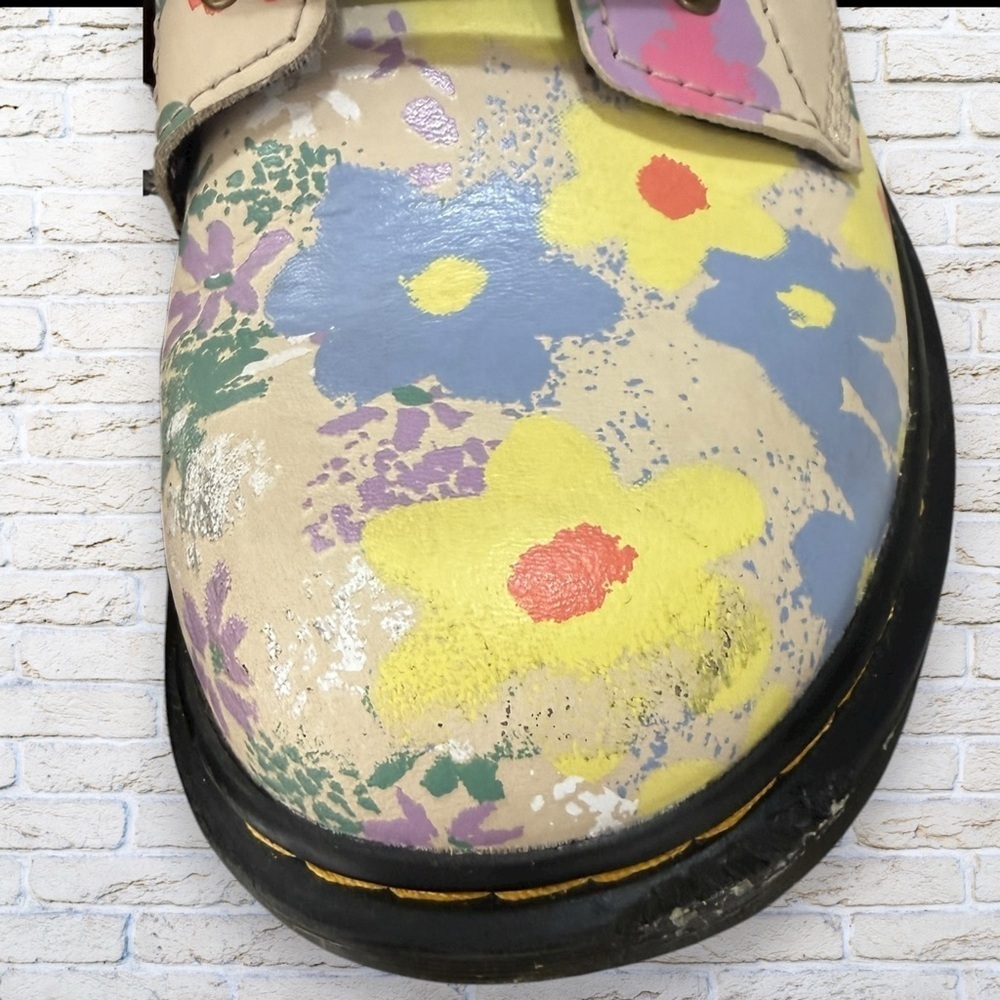 Dr. Martens 1460 Combat Boots Youth 5 W or 4 M Mash Up Floral Retro 90s - Picture 9 of 9